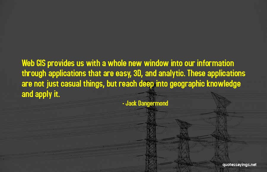 Geographic Quotes By Jack Dangermond Geographic Quotes By Jack Dangermond