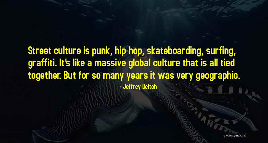 Geographic Quotes By Jeffrey Deitch Geographic Quotes By Jeffrey Deitch