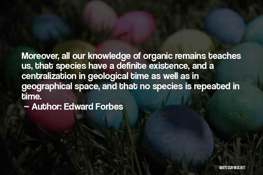Geological Quotes By Edward Forbes