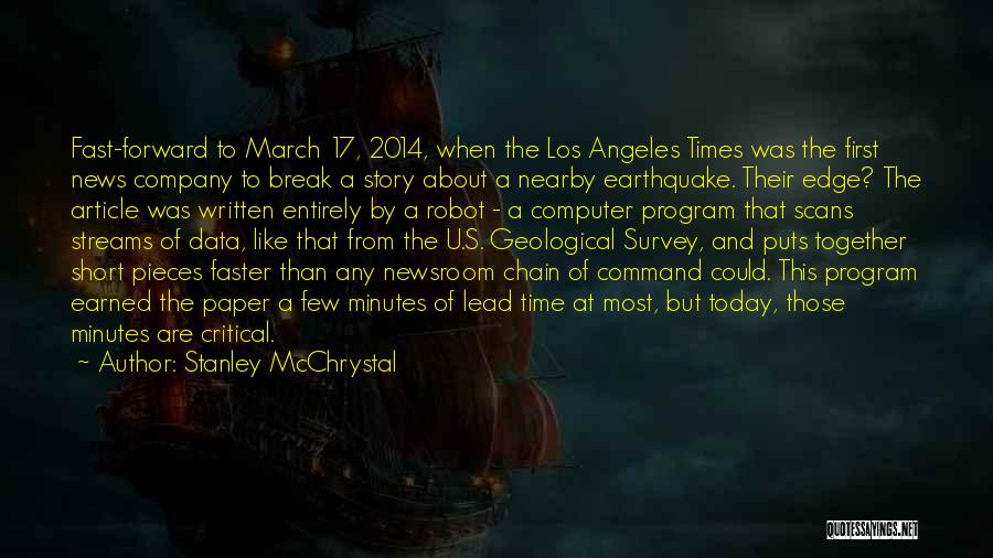 Geological Quotes By Stanley McChrystal