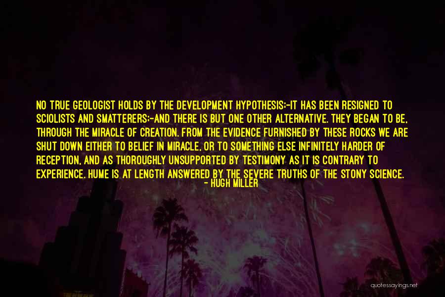 Geologist Best Quotes By Hugh Miller Geologist Best Quotes By Hugh Miller