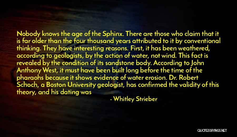 Geologist Best Quotes By Whitley Strieber Geologist Best Quotes By Whitley Strieber