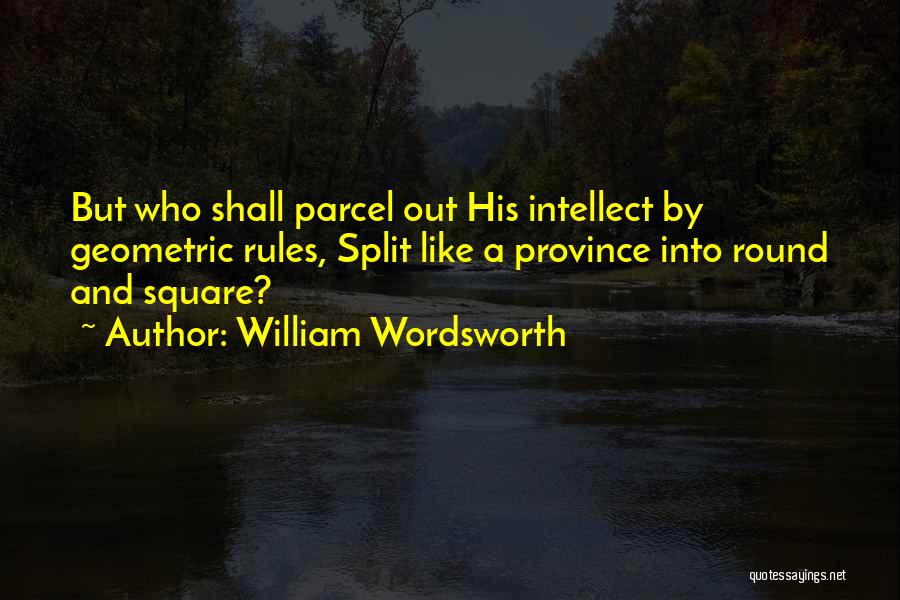 Geometric Quotes By William Wordsworth