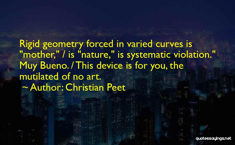 Geometry In Nature Quotes By Christian Peet