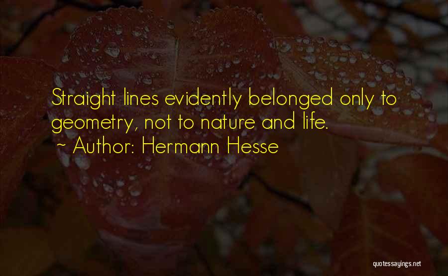 Geometry In Nature Quotes By Hermann Hesse