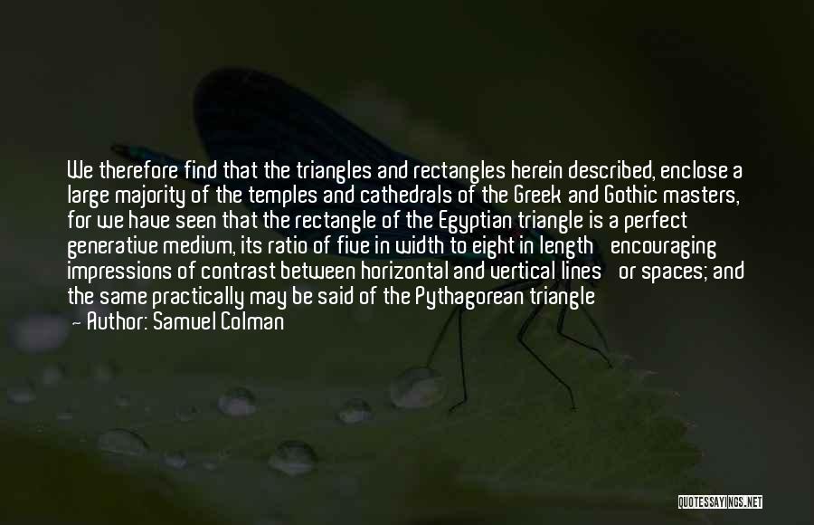 Geometry In Nature Quotes By Samuel Colman