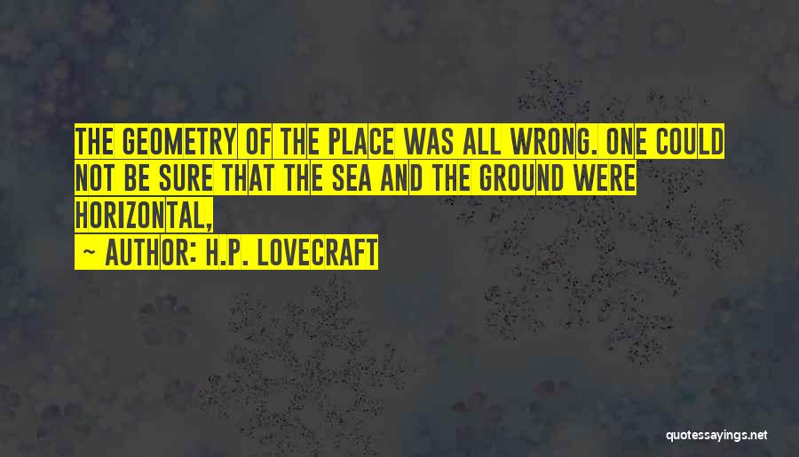 Geometry Quotes By H.P. Lovecraft