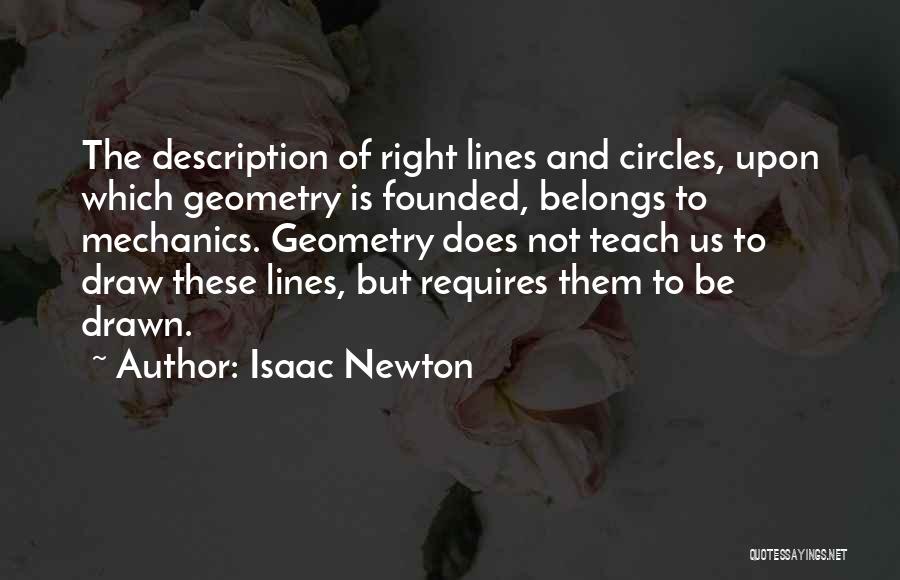 Geometry Quotes By Isaac Newton