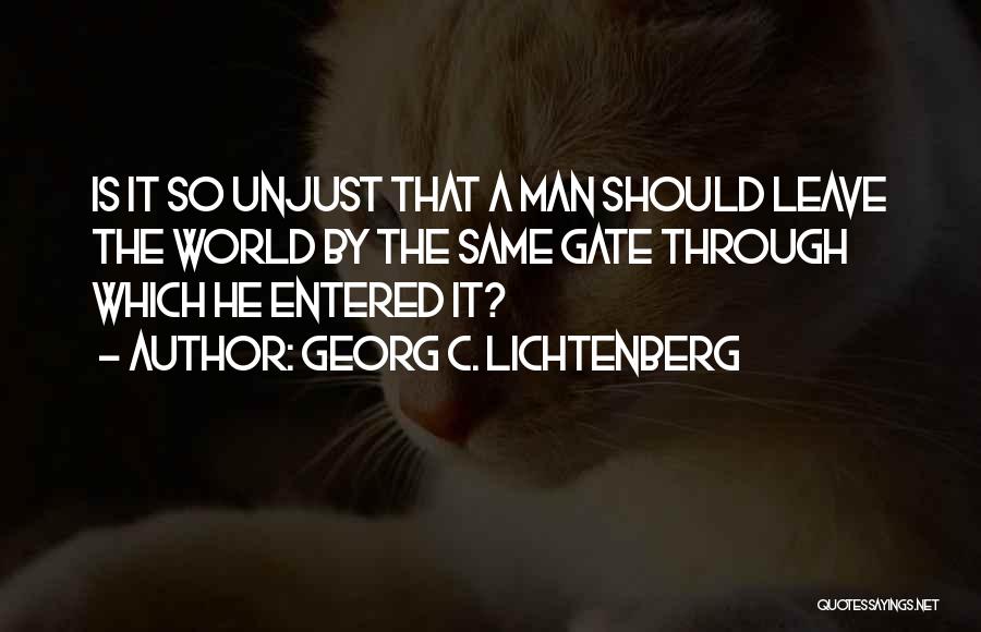 Georg C. Lichtenberg Quotes 1057736