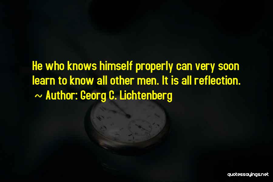 Georg C. Lichtenberg Quotes 1119507