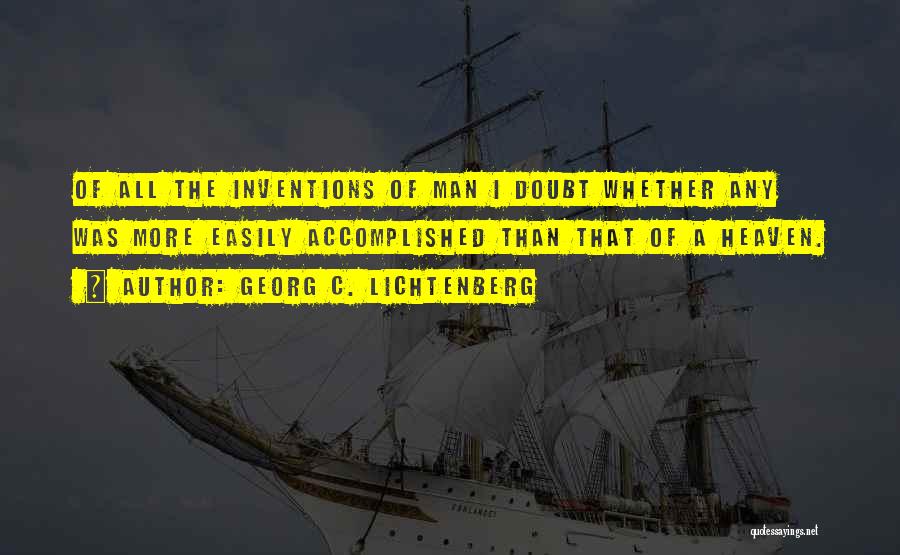 Georg C. Lichtenberg Quotes 1300325