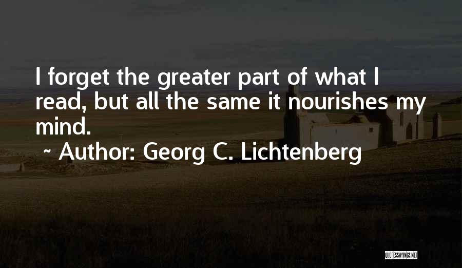 Georg C. Lichtenberg Quotes 1356608