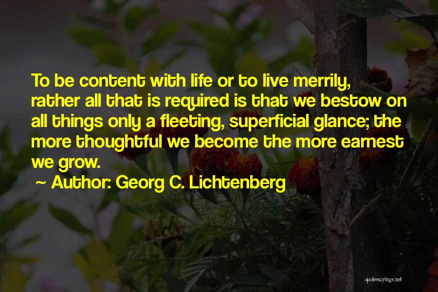 Georg C. Lichtenberg Quotes 1500145