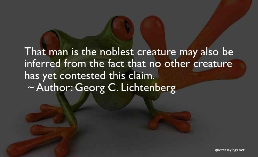 Georg C. Lichtenberg Quotes 175470