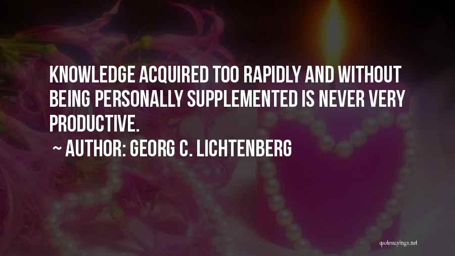 Georg C. Lichtenberg Quotes 1760172