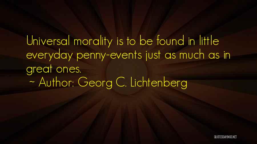 Georg C. Lichtenberg Quotes 1821821