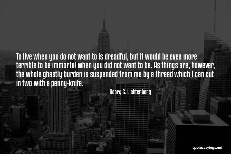 Georg C. Lichtenberg Quotes 277002