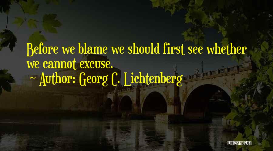 Georg C. Lichtenberg Quotes 936825