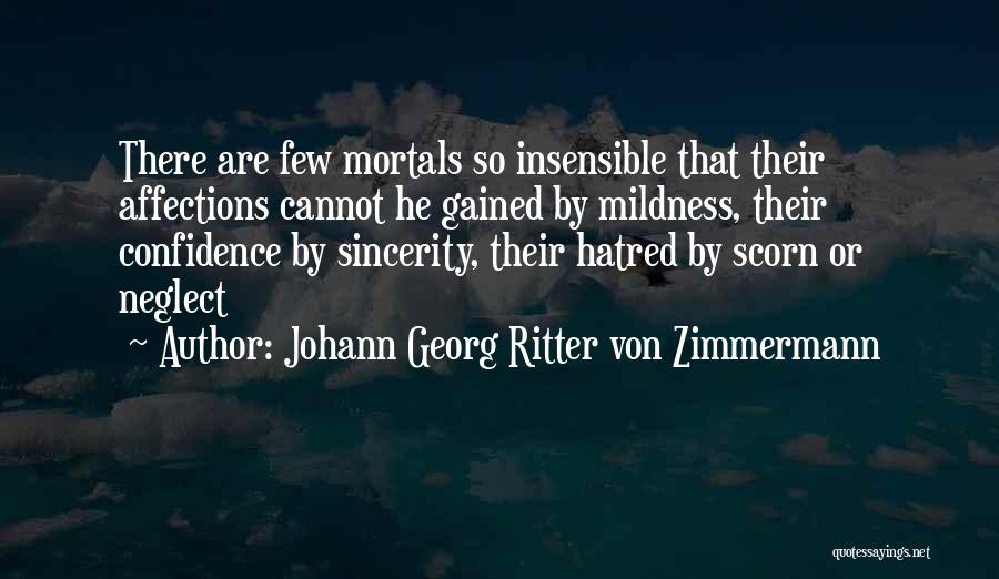 Georg Zimmermann Quotes By Johann Georg Ritter Von Zimmermann