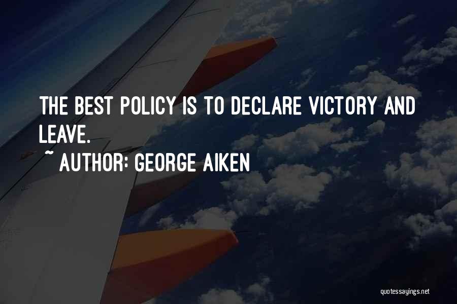 George Aiken Quotes 1485246