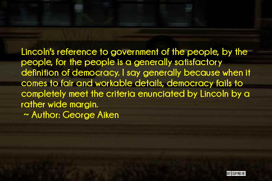George Aiken Quotes 350225