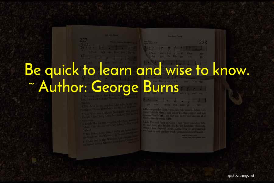 George Burns Quotes 2023097