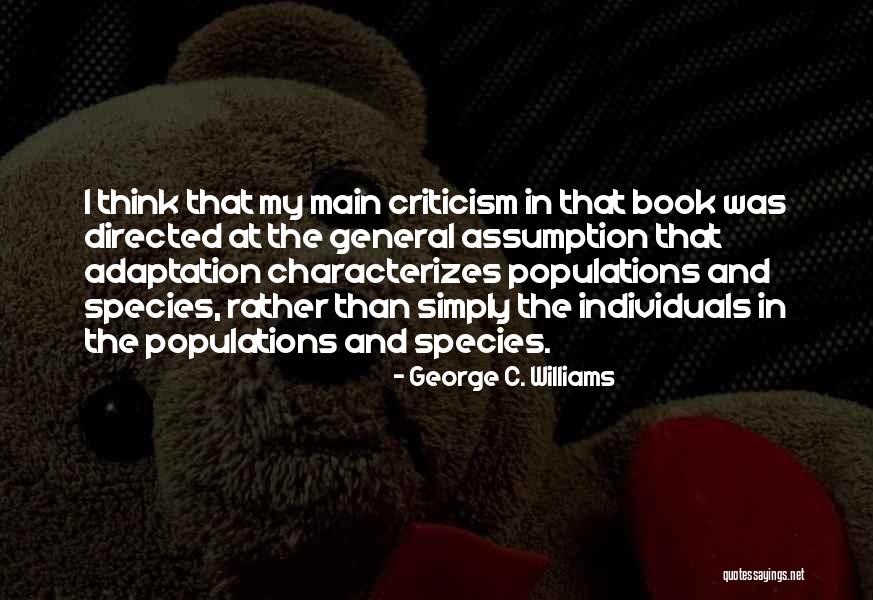 George C. Williams Quotes 622329