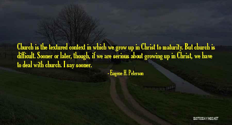George Cole Minder Quotes By Eugene H. Peterson George Cole Minder Quotes By Eugene H. Peterson
