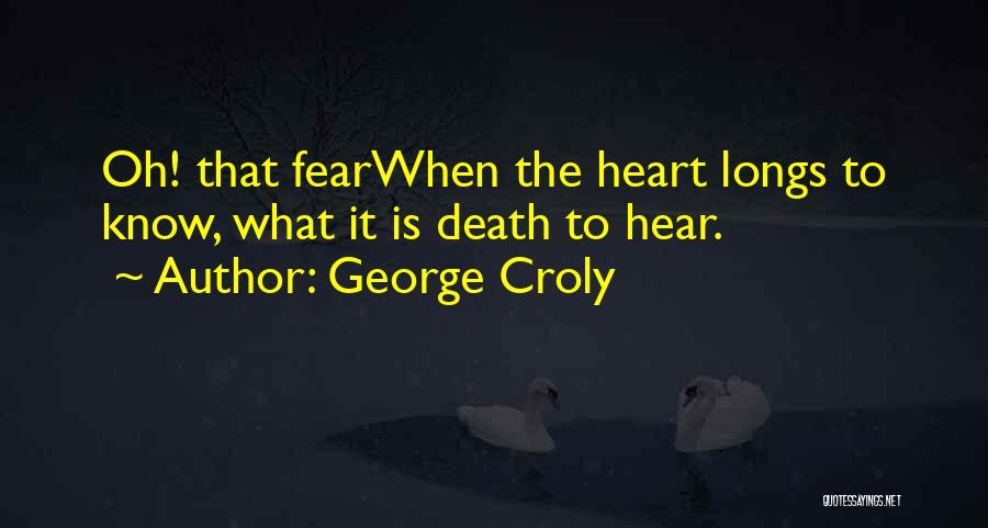 George Croly Quotes 283120