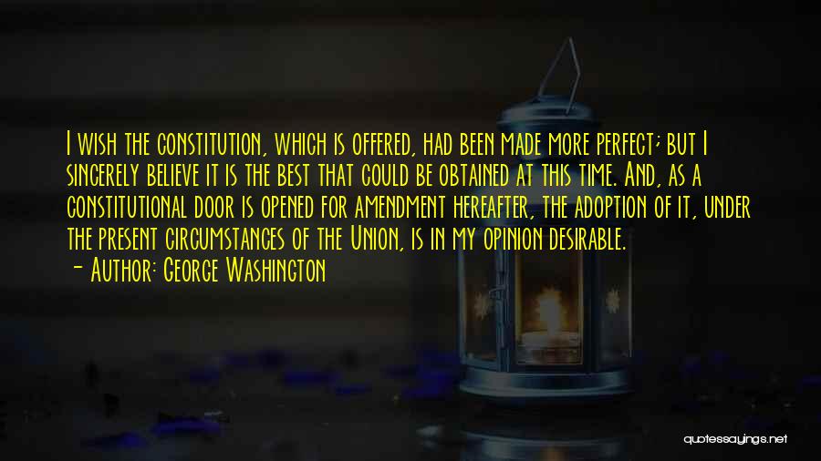 George Doors Quotes By George Washington