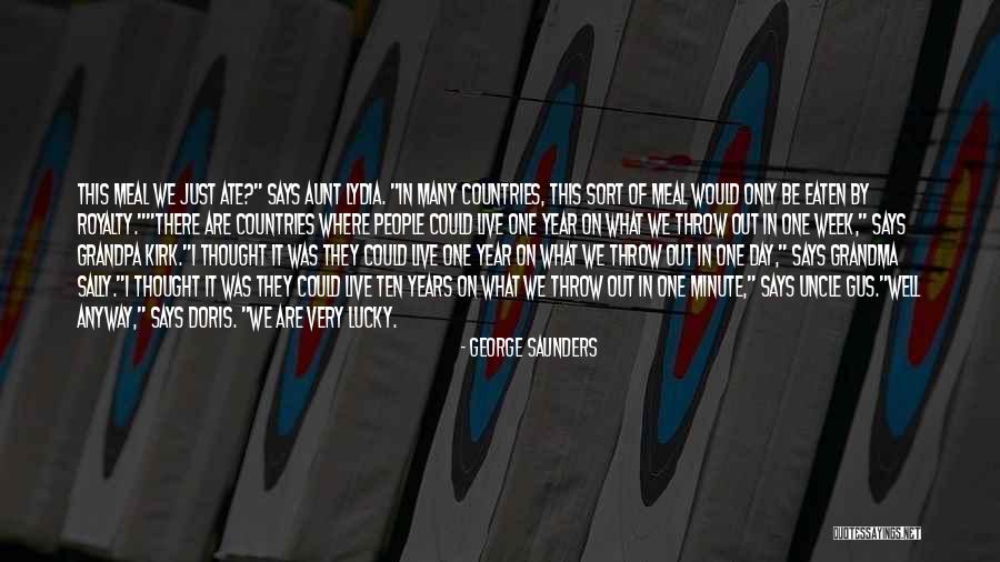 George Doris Quotes By George Saunders George Doris Quotes By George Saunders