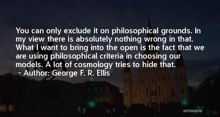 George F. R. Ellis Quotes 1535919