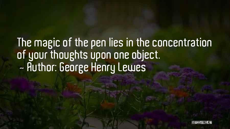 George Henry Lewes Quotes 1732876