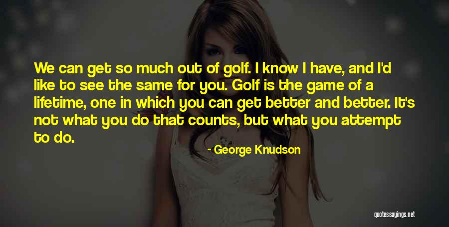 George Knudson Quotes 1307200