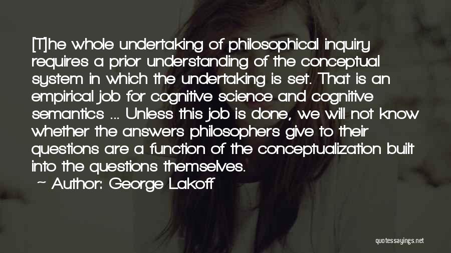 George Lakoff Quotes 305979