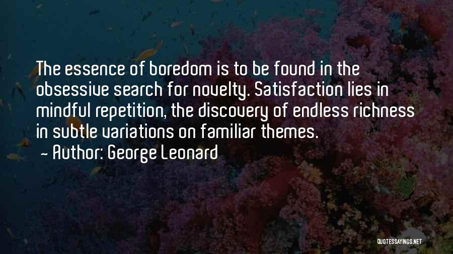 George Leonard Quotes 1244529