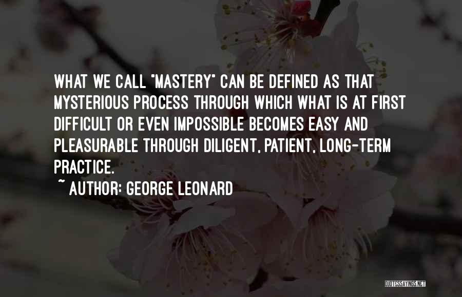 George Leonard Quotes 432935