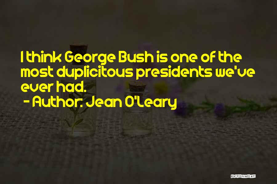 George O'leary Quotes By Jean O'Leary