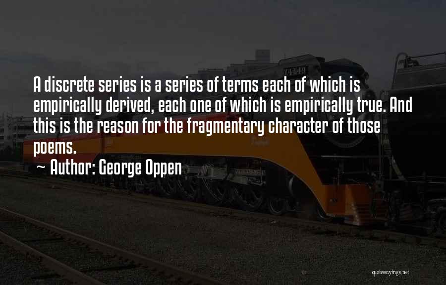 George Oppen Quotes 1826416