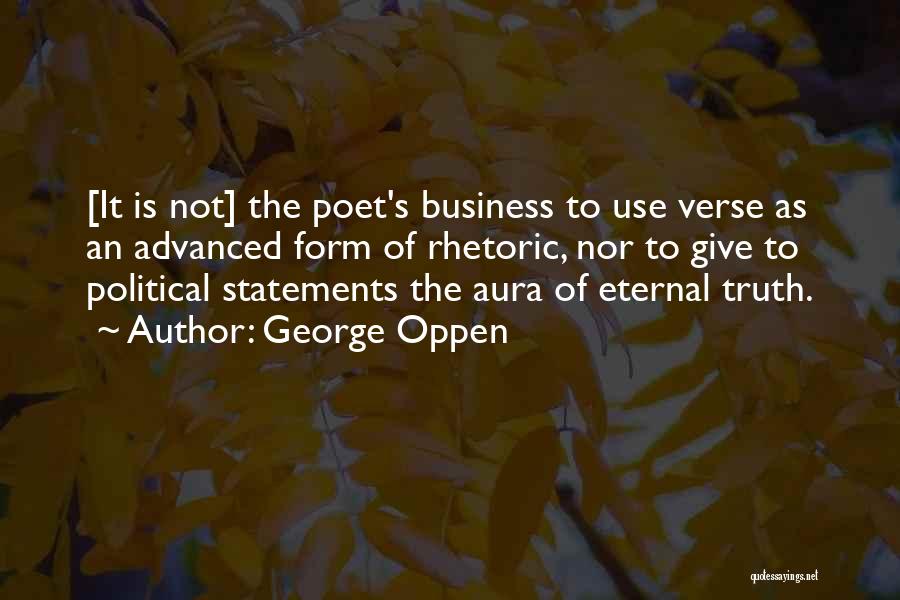 George Oppen Quotes 521598
