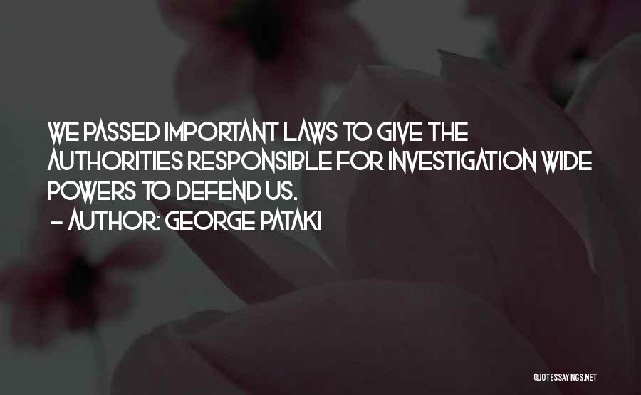 George Pataki Quotes 821346