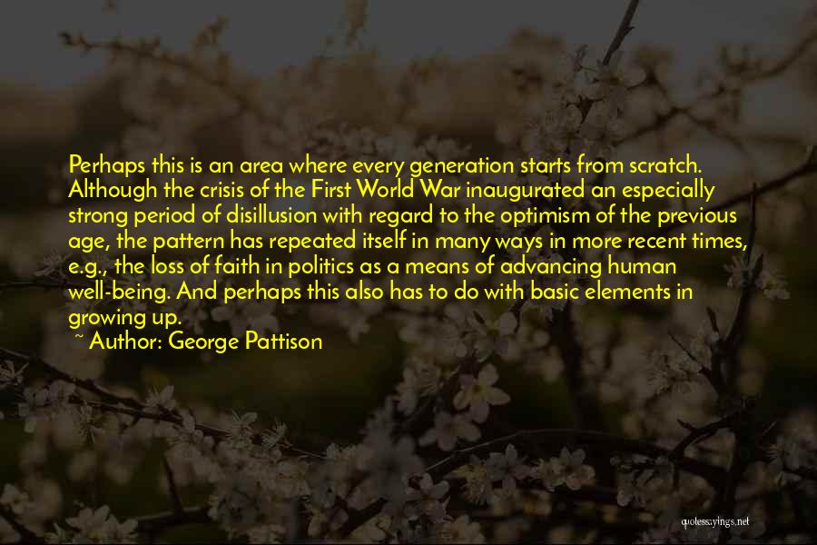 George Pattison Quotes 192197