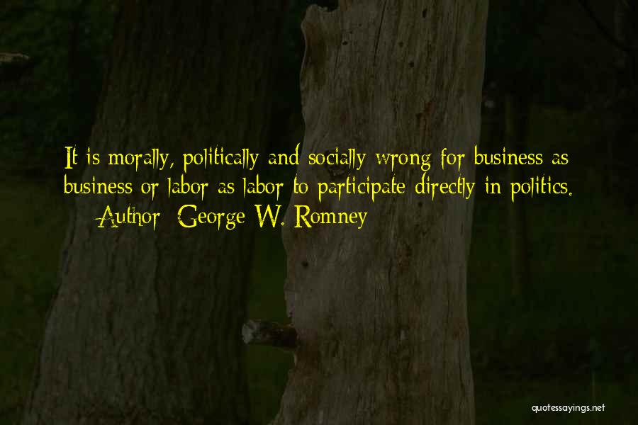 George Romney Quotes By George W. Romney