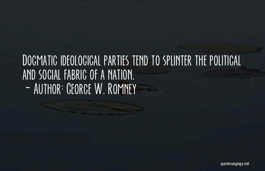 George Romney Quotes By George W. Romney