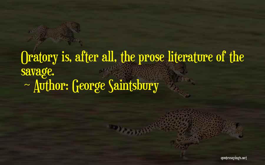 George Saintsbury Quotes 206963