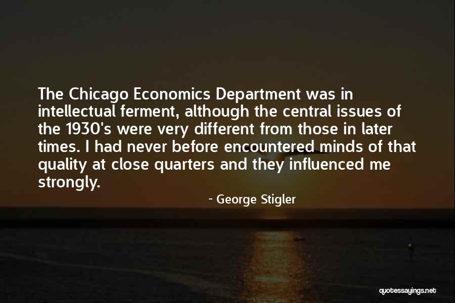 George Stigler Quotes 1884519