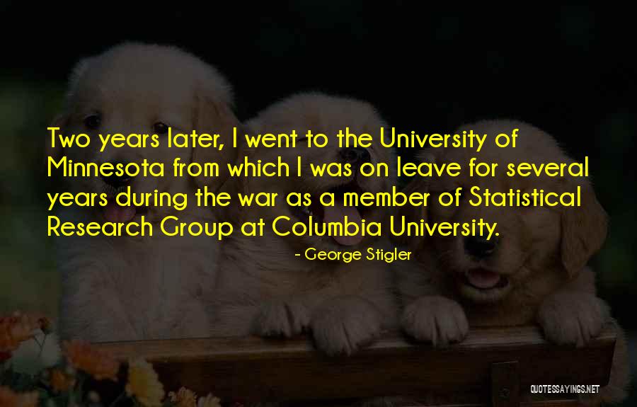 George Stigler Quotes 193856