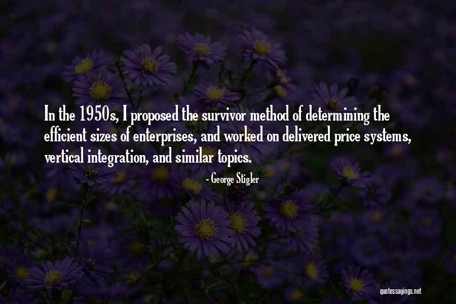 George Stigler Quotes 683359