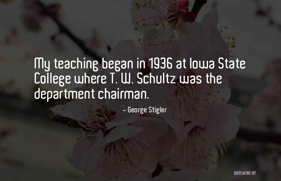 George Stigler Quotes 743879