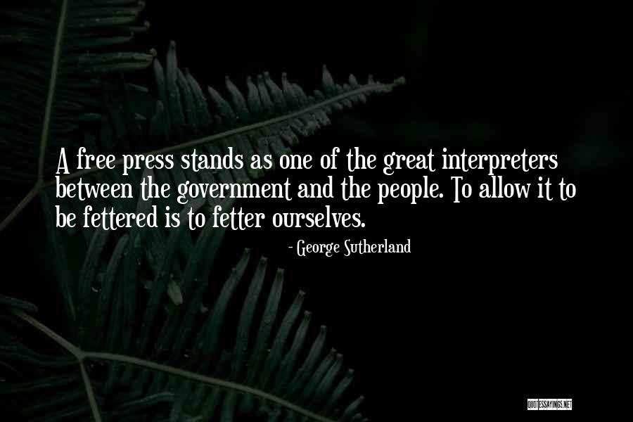 George Sutherland Quotes 2151307